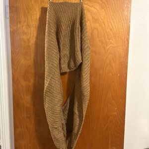 Tan infinity scarf